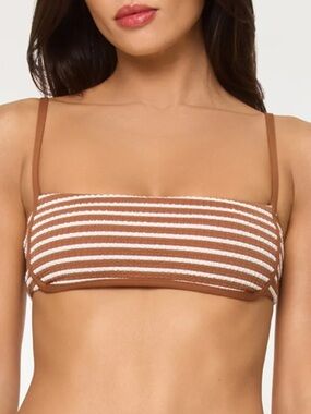 NWT L*Space  Hazel Ribbed Stripped TOP ONLY size Med